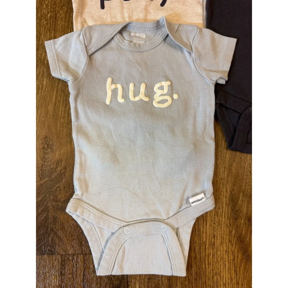 Onesies 0/3 Months Gerber Boy Girl Gender Neutral Bodysuits Tee Shirt Bundle Lot